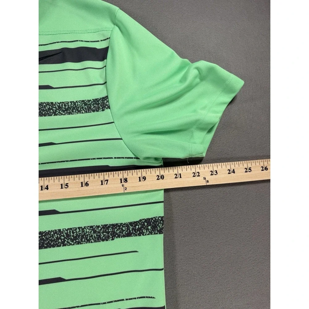 Nike Golf Dri Fit Standard Fit Polo In Neon Green, Men's Size S